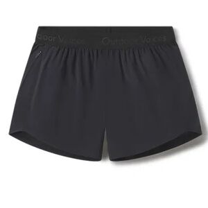 Outdoor voices black medium Relay 3" Short